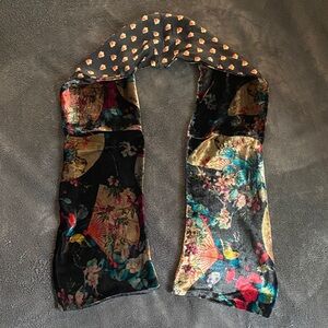 JOHNNY WAS scarf (professionally made from the leftover fabric off my jacket)